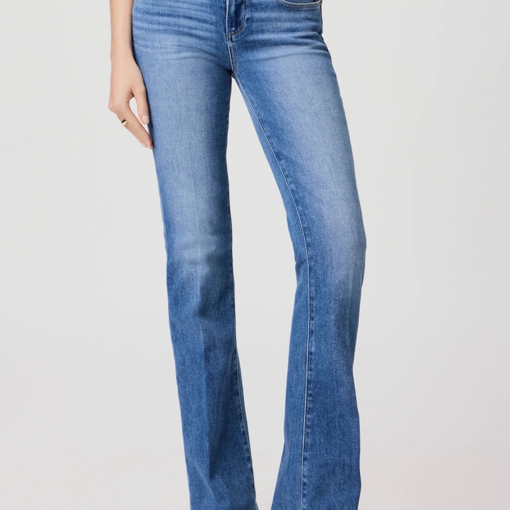 Paige Laurel Canyon Bootcut |Size:29|Color:Distressed Denim|Women Denim Jeans|